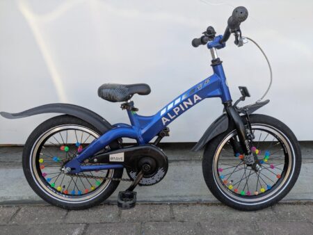16 cali Alpina Brave z 1 handrem en een terugtraprem.
