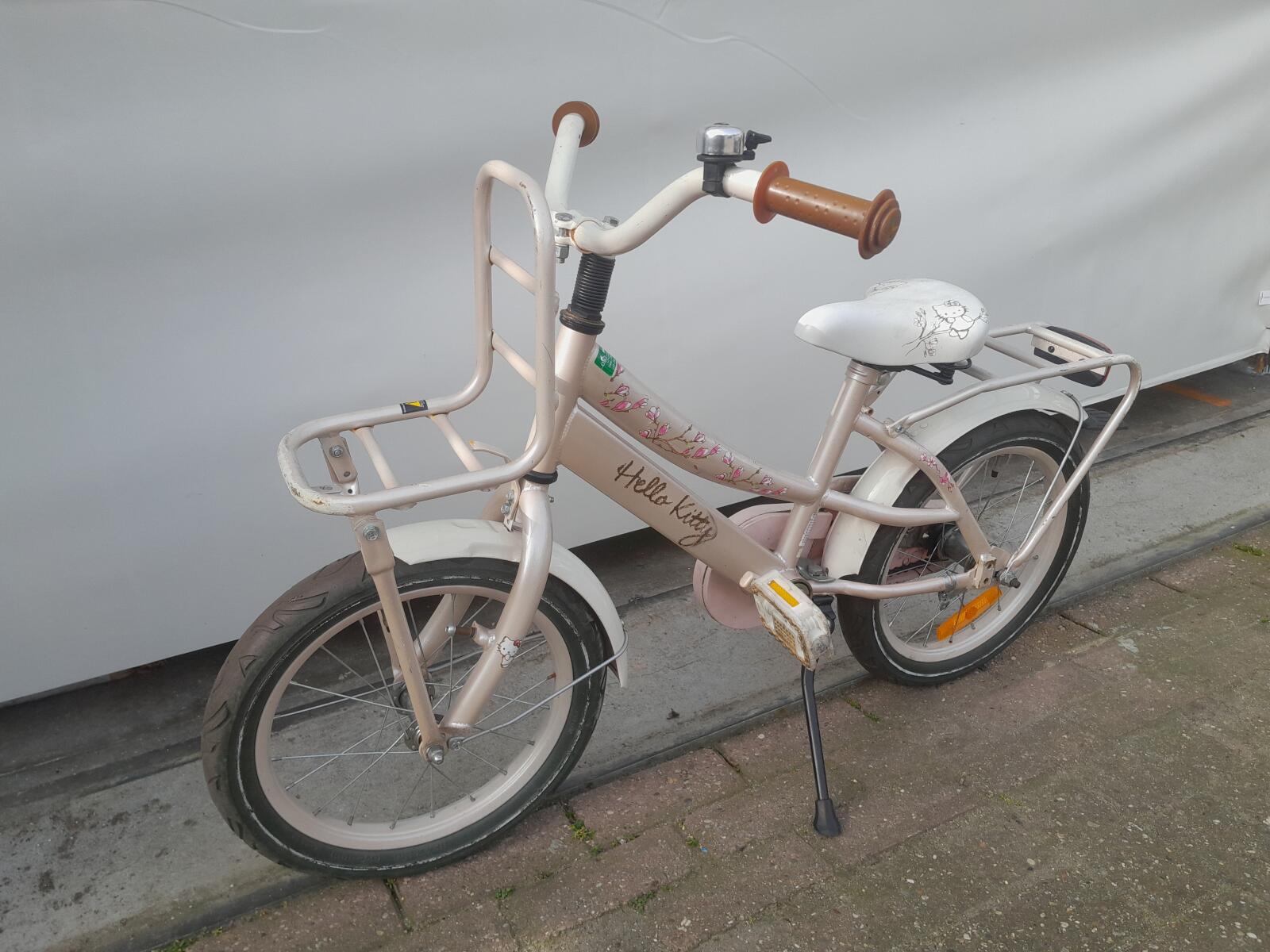 Hello Kitty Transport Dziecięcy – 16 cali – oud roze - obrazek 2