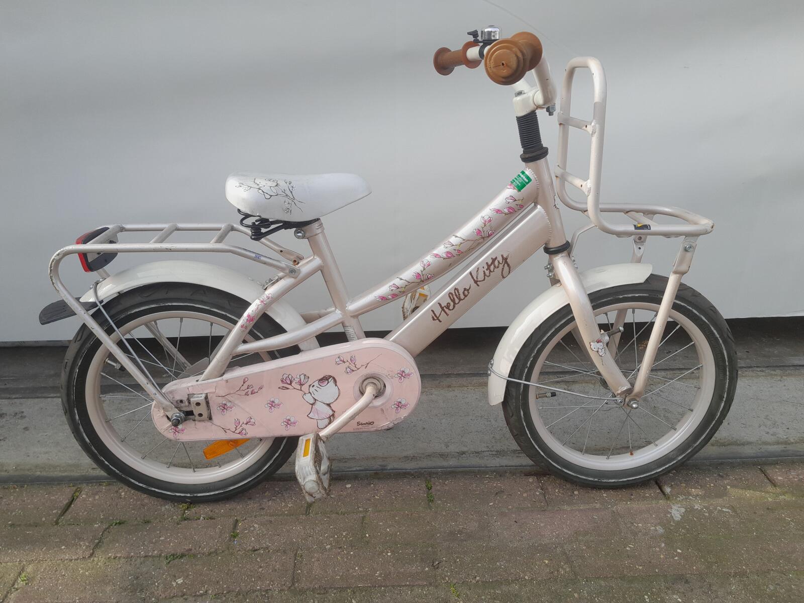 Hello Kitty Transport Dziecięcy – 16 cali – oud roze