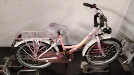 Roze Loekie Prinses kinderfiets