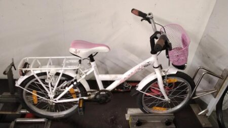 Biały Loekie Romanz kinderfiets