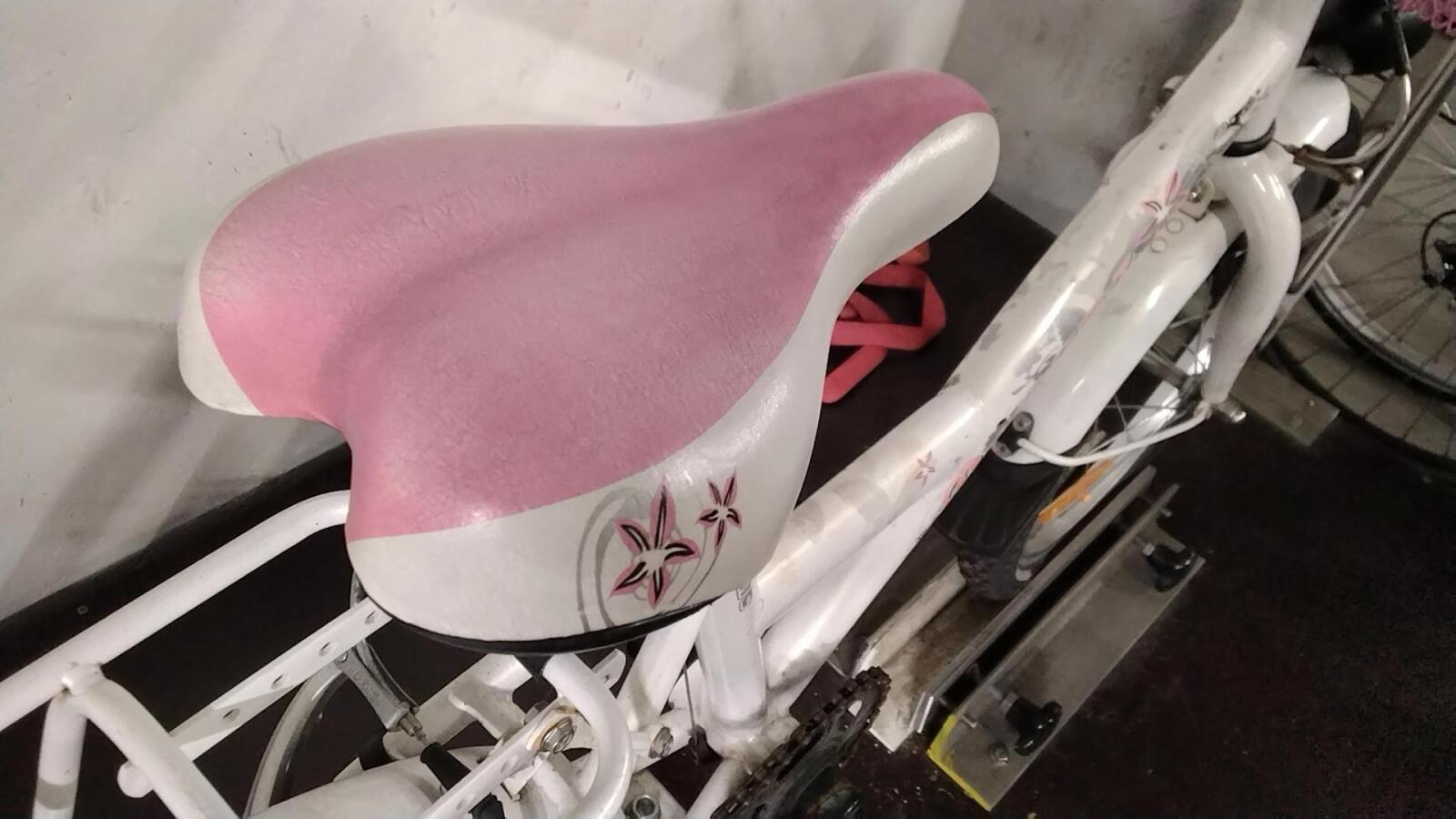 Biały Loekie Romanz kinderfiets - obrazek 3