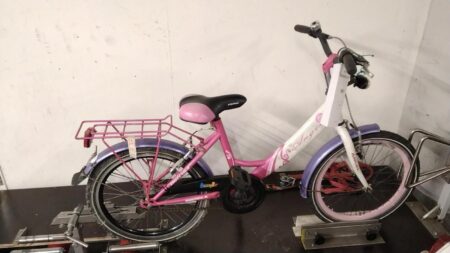Roze Popal angel Kinderfiets