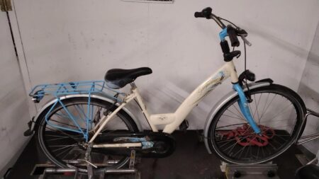 Alpina Girlpower kinderfiets – beige frame & terugtraprem