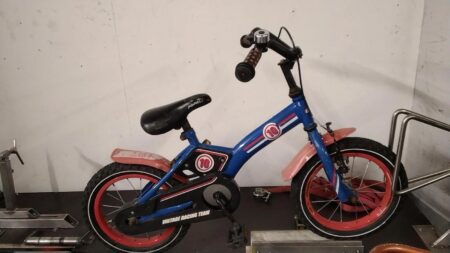 Niebieski Popal Vintage racing team Kinderfiets