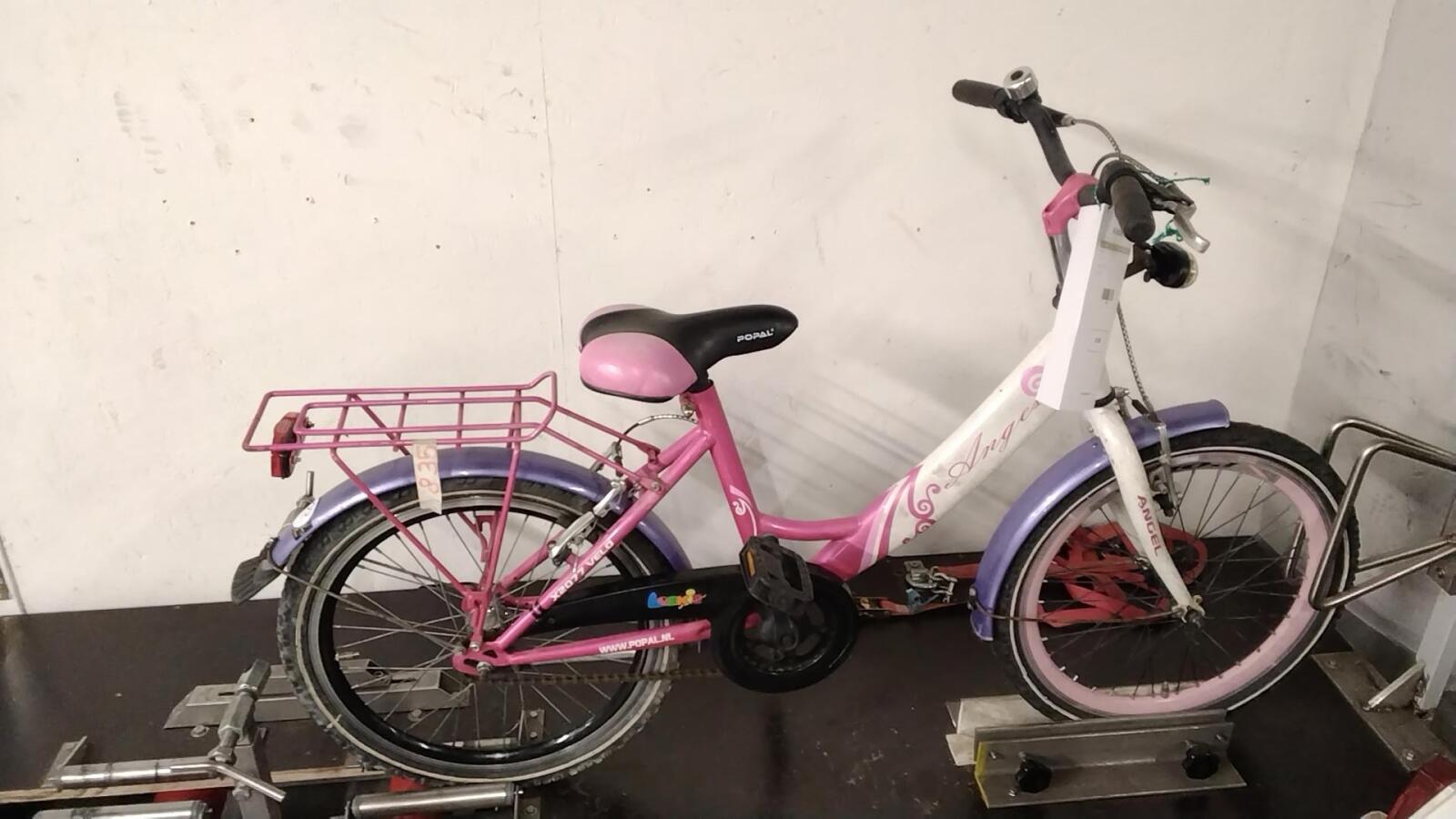 Roze Popal angel Kinderfiets - 835