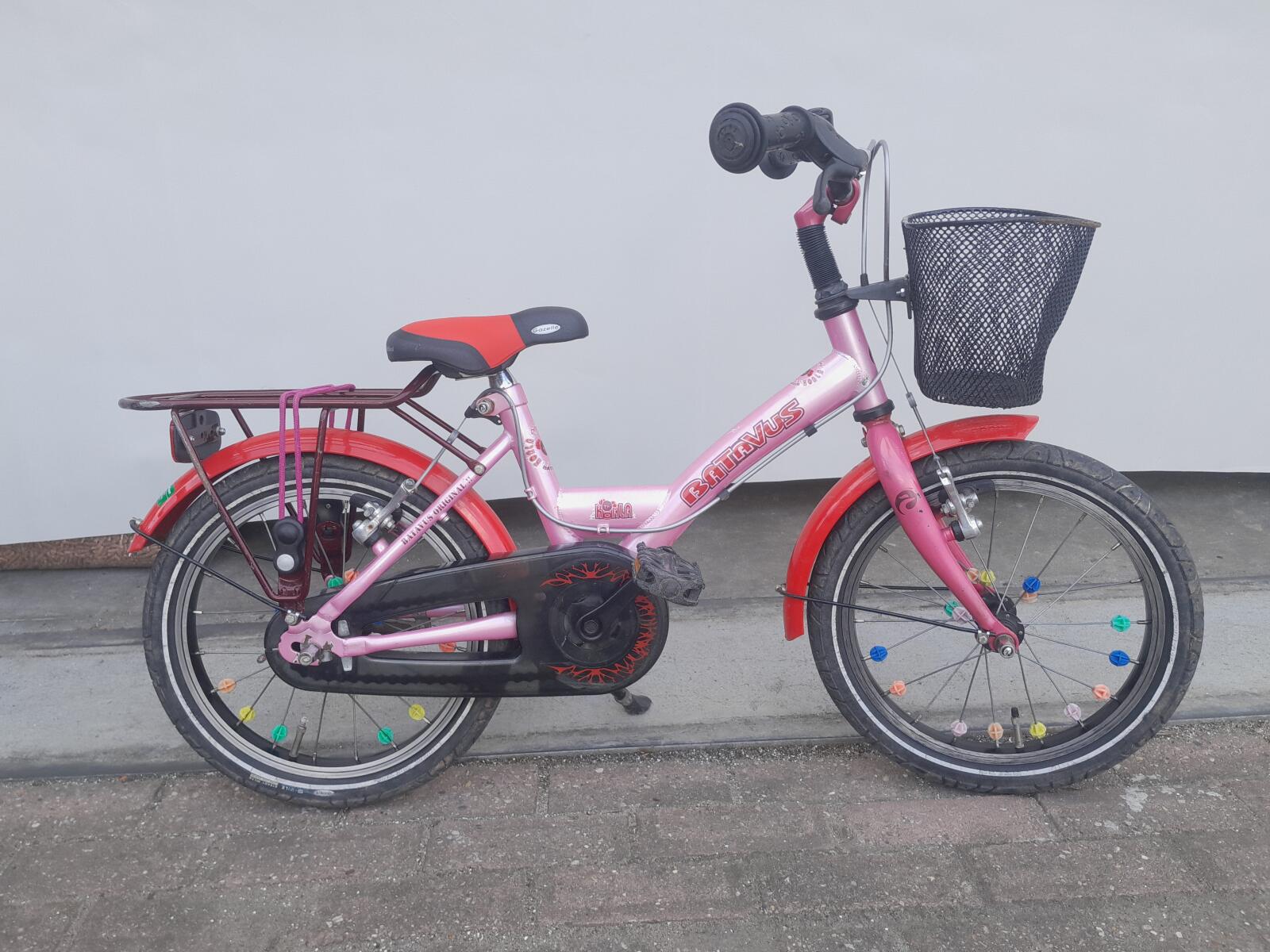 16 cali Batavus Koala z een mandje.