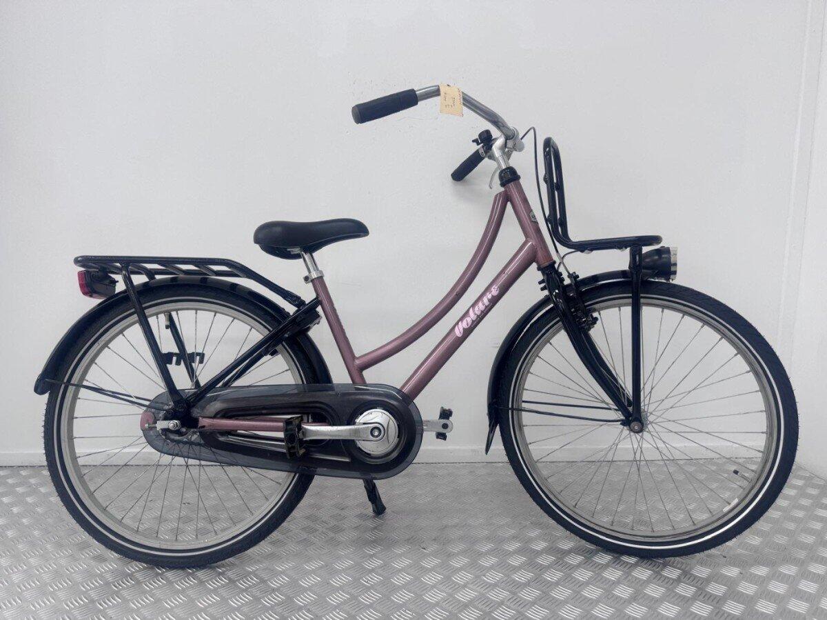 Popal rower transportowy | używany | 3 miesiące gwarancji | Różowy